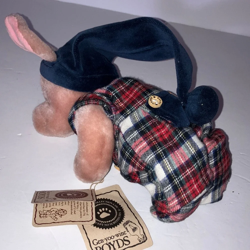Plaid Pajama Piglet Stuffed Animal Made for Disney by‎ Boyd’s